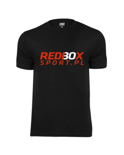 Koszulka bawełniana RED BOX 30 - czarna