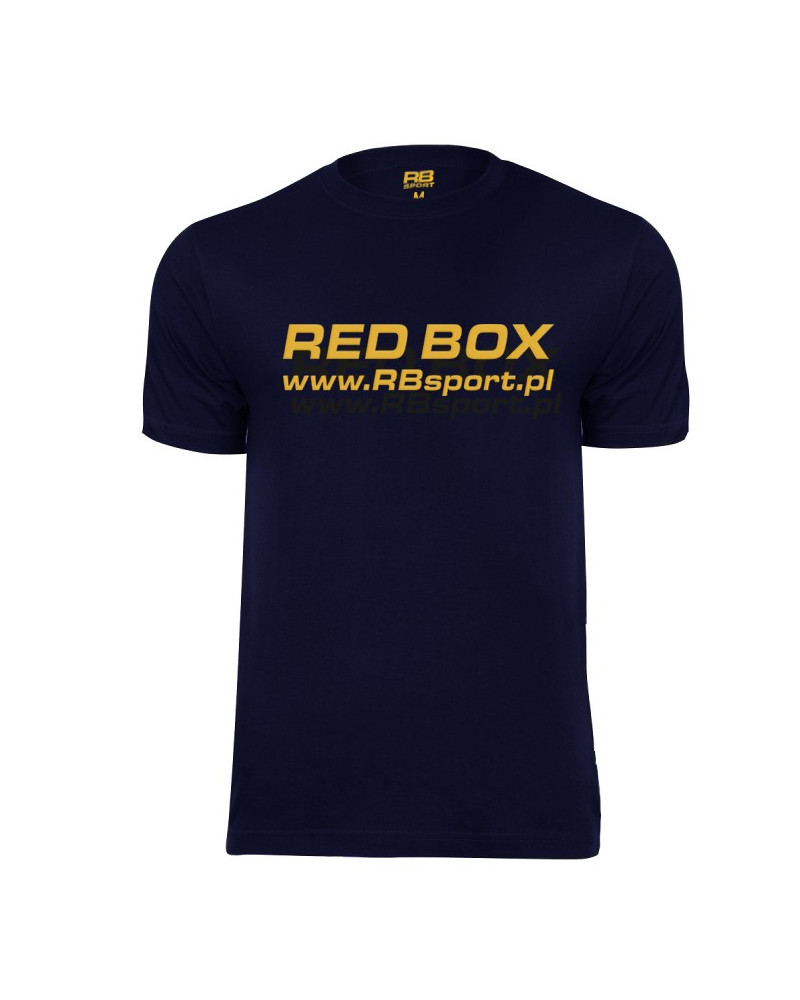 Koszulka bawełniana RED BOX - granatowa