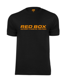 Koszulka bawełniana RED BOX 1989 - czarna