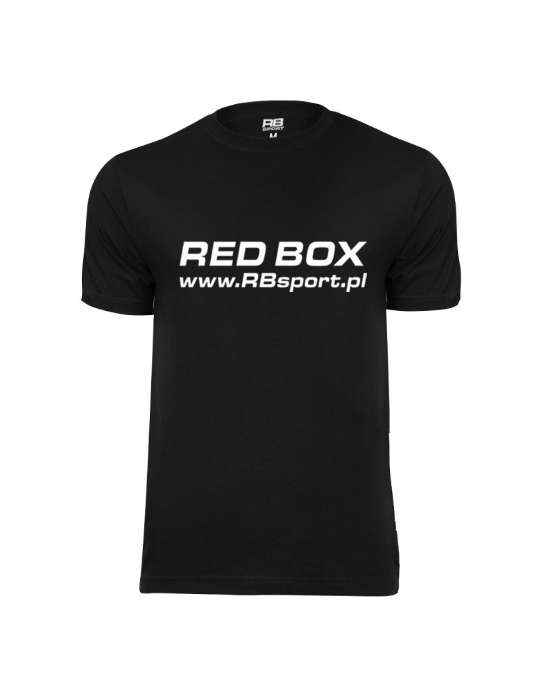 Koszulka bawełniana RED BOX - czarna