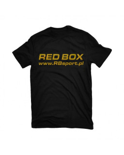 Koszulka bawełniana RED BOX - czarna