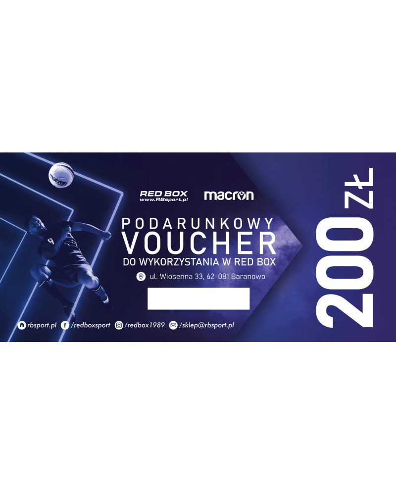 Voucher podarunkowy 200 PLN