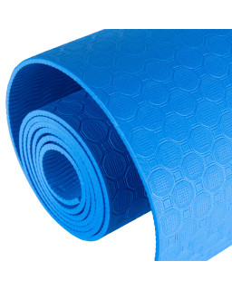 Mata do ćwiczeń RBSPORT RB50667 -  0,4 cm - niebieska