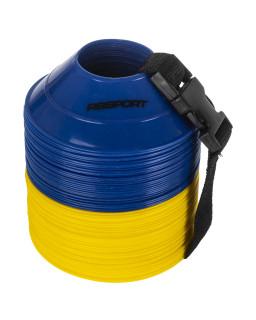Mini stożki treningowe RBSPORT RB54148YB - 60 szt