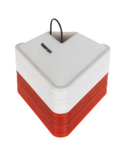 Stożki treningowe trójkątne RBSPORT RB54150WR - 50 szt