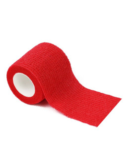 Bandaż kohezyjny RBSPORT 5 cm x 4,5 m - czerwony