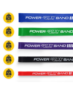 Zestaw 5 gum oporowych POWER BAND