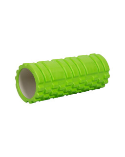 Zielony roller do Masażu z wypustkami RBSPORT - 33×13 cm