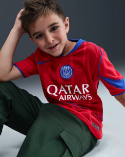 Dziecięca trzecia koszulka PSG 2025/26 – Nike Total 90 | REDBOX.pl