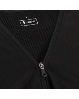Czarna bluza Macron z długim zamkiem | Bluza sportowa