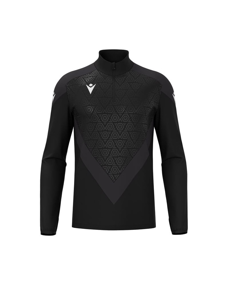 Czarna bluza Macron Yaruga 1/4 Zip| Bluza treningowa