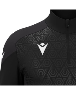 Czarna bluza Macron Yaruga 1/4 Zip| Bluza treningowa