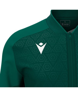 Zielona bluza reprezentacyjna Macron Morpheus| Bluza sportowa na zamek