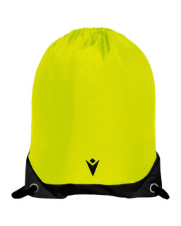Worek sportowy Macron Campus żółty | Lekki gym sack 38x50 cm