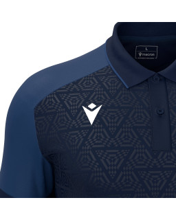 Koszulka polo Macron Baldwin granatowa - sportowa elegancja i komfort