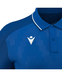 Macron Polo Echoes niebieska – sportowa koszulka polo | Macron Polska