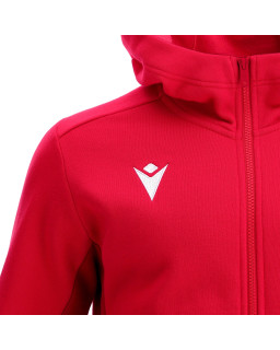 Bluza Macron Trumpet czerwona – bawełniana z kapturem | RED BOX