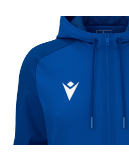 Damska bluza Macron Atlas niebieska | Bluza sportowa z kapturem
