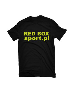 Koszulka bawełniana RED BOX - czarna